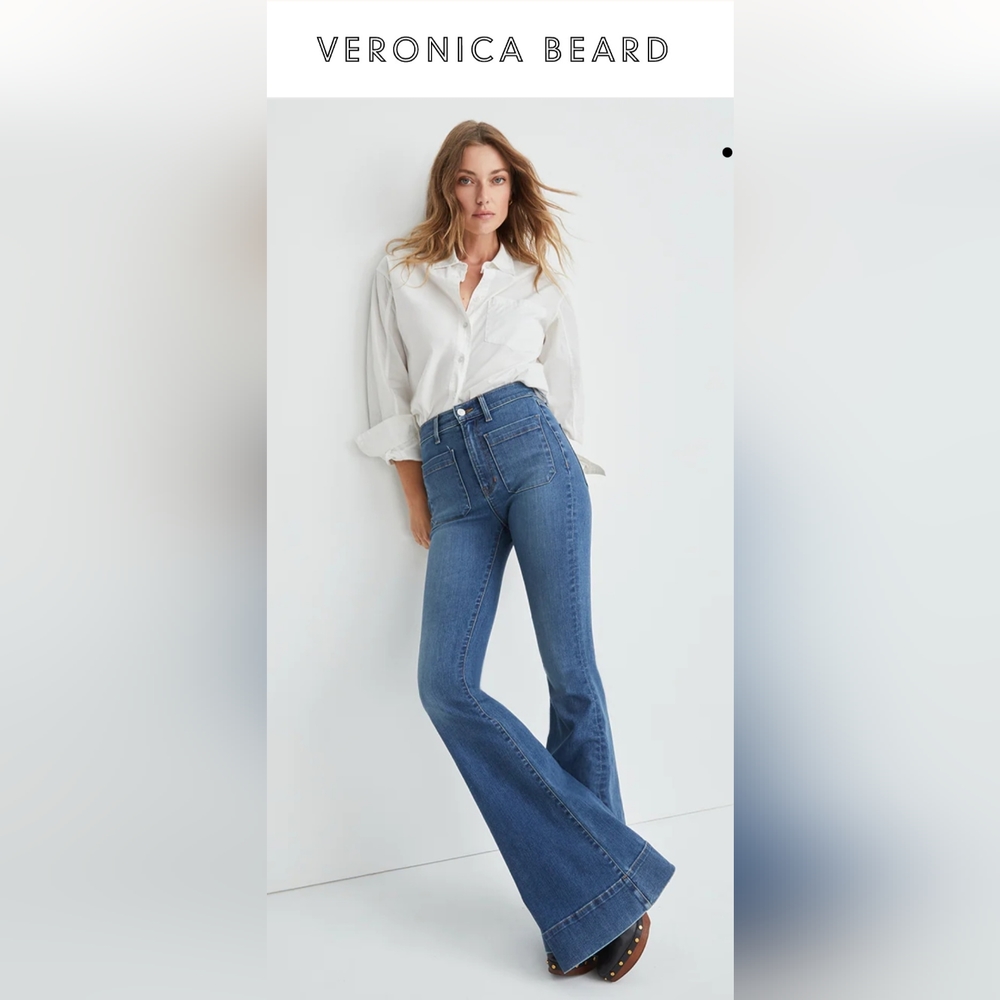 Veronica Beard Sheridan Bell Bottom Jean's Size 4